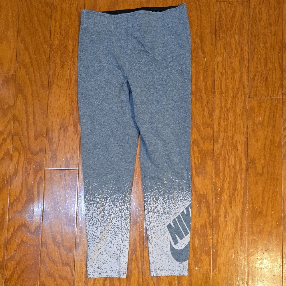 Nike Kids Heather Gray Leggings Size 6x